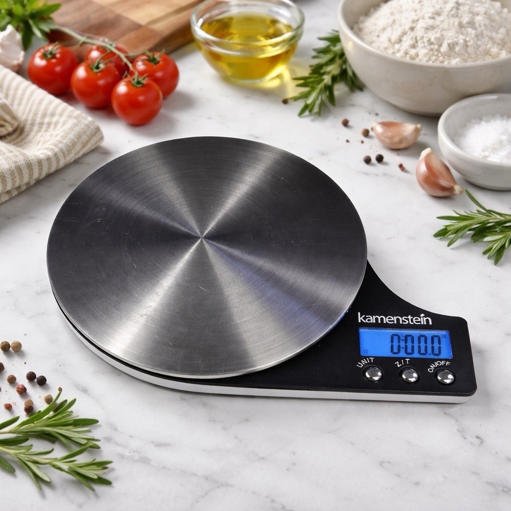 Kamenstein Digital Kitchen Scale 11lb 5kg‎ Stainless Steel Platform 5105596